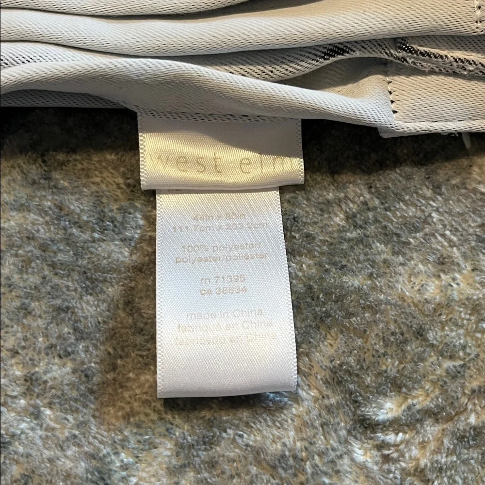 West Elm Blackout Curtain Liner 44x80